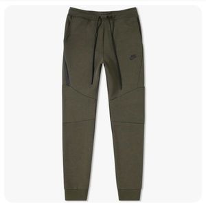Nike | Pants | Nike Tech Fleece Slim Fit Jogger Pants Mens Size Xl Green |  Poshmark